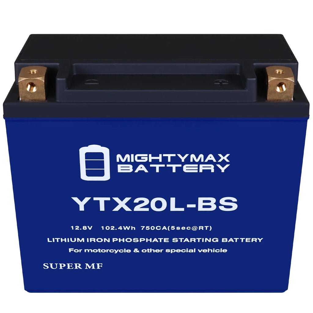 Ytx20L-Bs Lithium Replacement Battery Compatible With Bombardier 550 Gty Mxz07-12