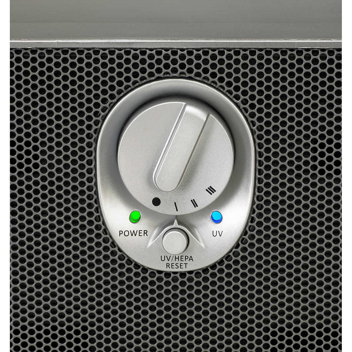 UV 2-pack Odor True Purifier, Air 22 GermGuardian with and Sanitizer Reduction, HEPA