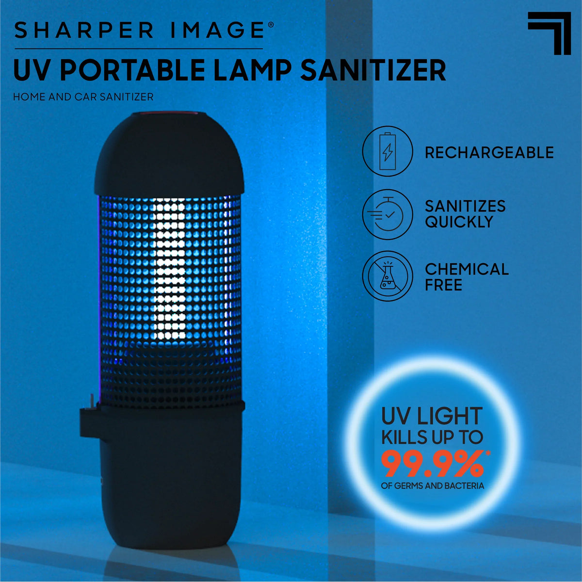 Keyboard No Ultraviolet Compact Bacteria, and SHARPER Surface of Clean IMAGE Kid’s Removes Germs Toys, Light, and 99.9% Damage Travel Residue Sanitizing Phones Disinfect and Portable Lamp, or UV