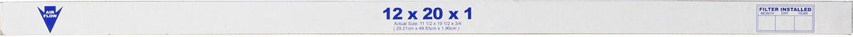 Filters (11_1/2x19_1/2) 7 Plus Carbon MERV Air Pleated Pack 3 12x20x1