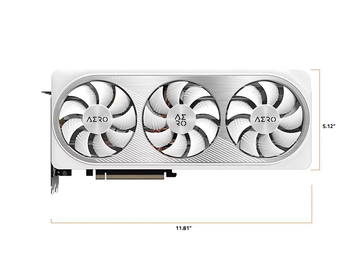 GV-N4070AERO 12GB 4070 GeForce Video ATX 4.0 GIGABYTE Card GDDR6X x16 OC-12GD Express AERO PCI RTX