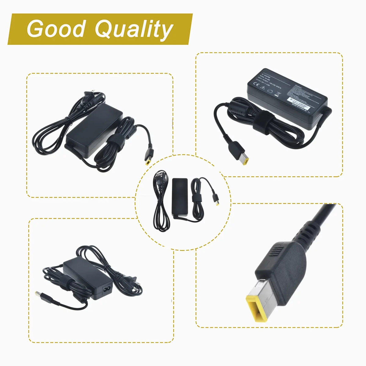 Konkin Boo Compatible Ac / Dc Adapter Replacement For Lenovo Essential G50-80E301Y7Us Laptop Power Supply Cord Cable Ps Charger Mains Psu