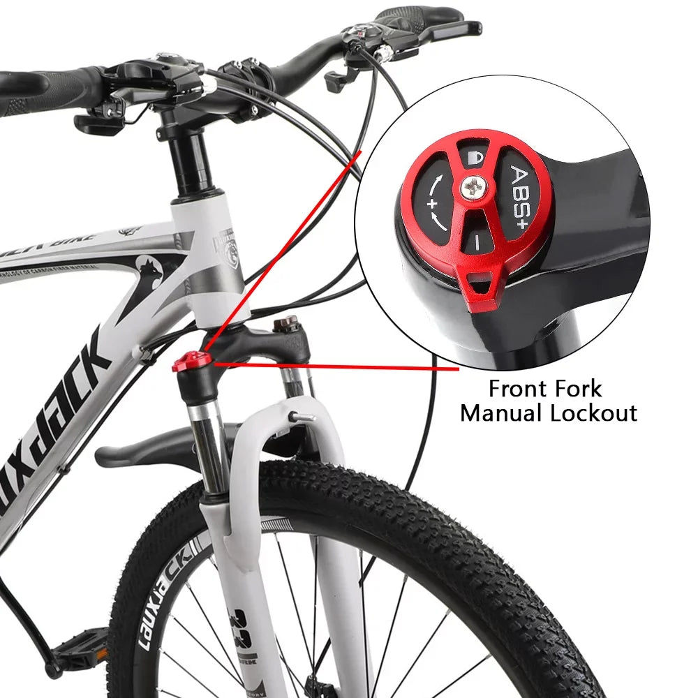 Wheels Pump Bikes Mountain 27.5" MTB+Bike Bicycle Lock+Air Speed Adults 21