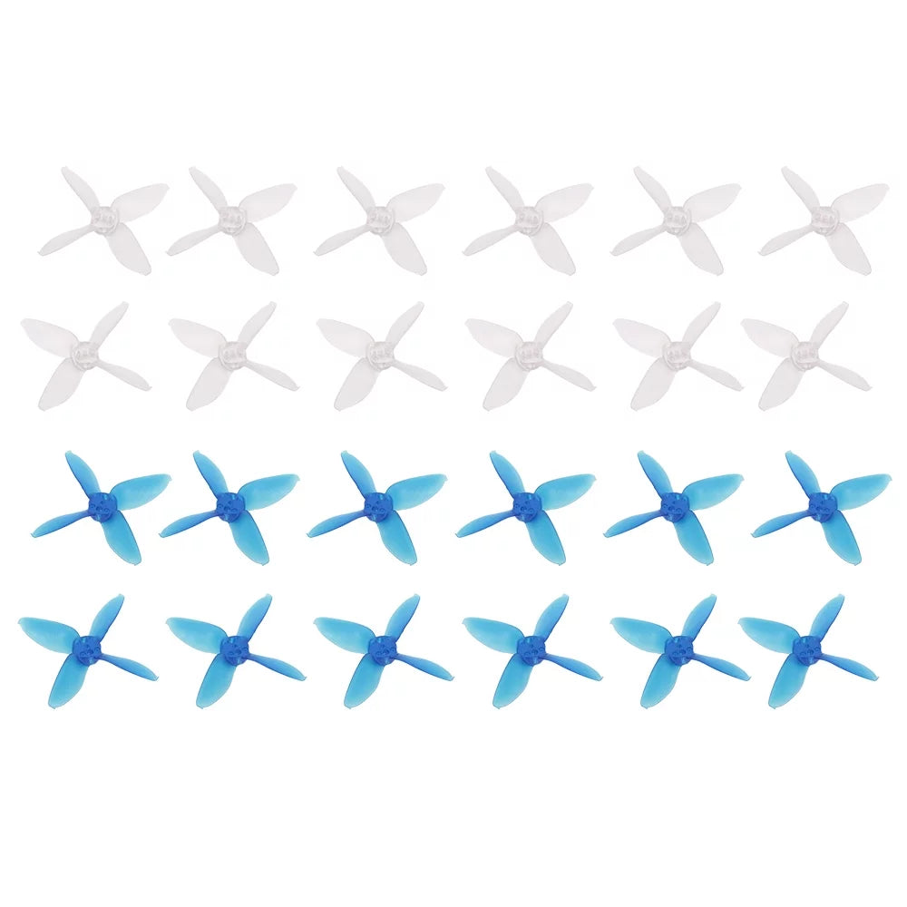 Transparent Propellers For 1106 1104 Motor Racing Emax Avan 2 Inch 4 Blade, 12 Pairs, Accessories