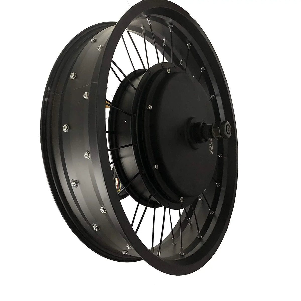 100Km/H Max Speed 190Mm Dropout 20*4.0Inch 80Mm Wheelrim Width Electric Fat Bike Conversion Kit With Sabvoton Controller,Tft Color Display System,Single Speed Freewheel