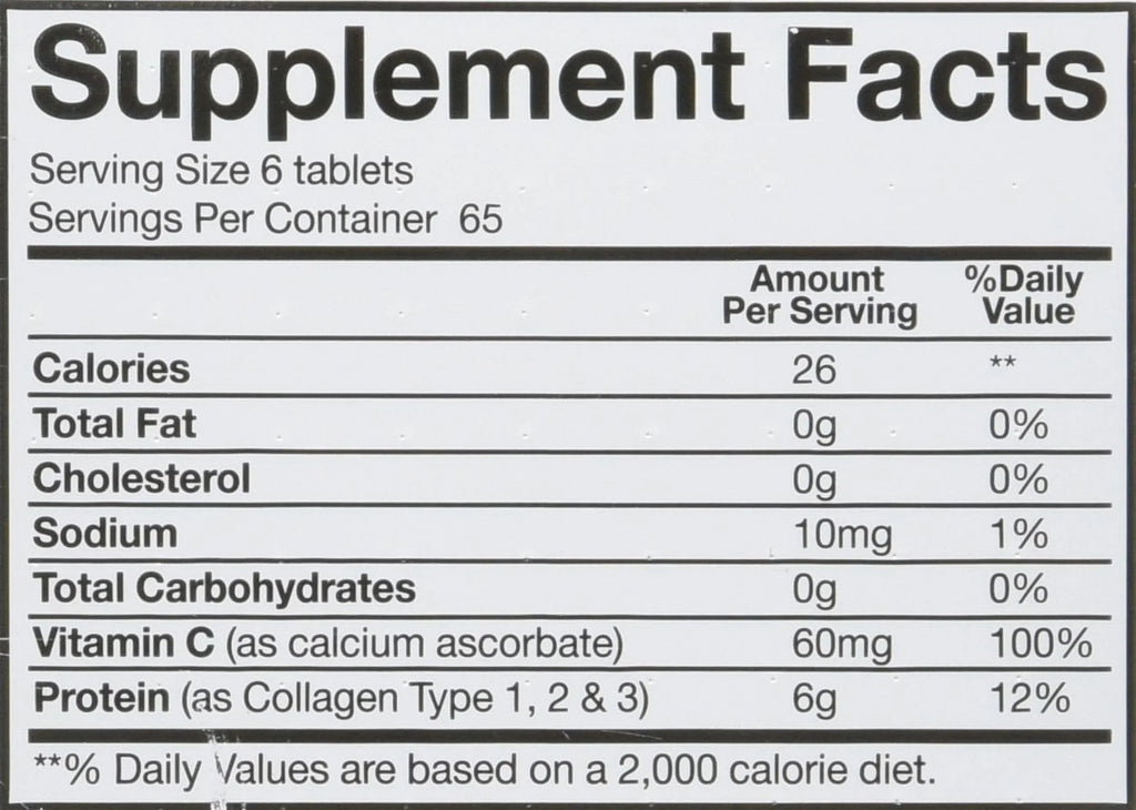 Tablets Advanced Collagen 390 Youtheory ct Formula -