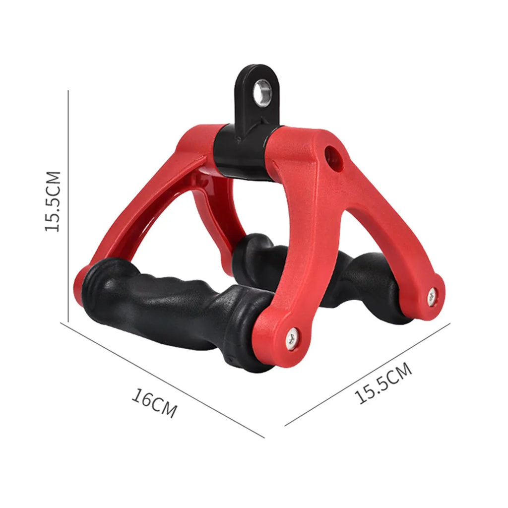 D Row Home Handle 661 Machine Attachment Two Training Fitness, ,Gym Pull Cable ,Back Bar for Red Rowing Down Attachment Tricep Bearing Rope