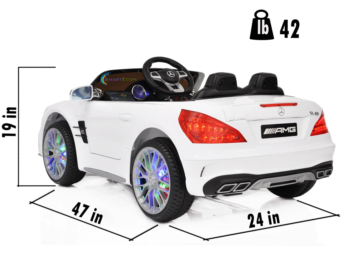 Mercedes-Benz Sl65 12V Powered Ride On Car For Kids With Remote Control