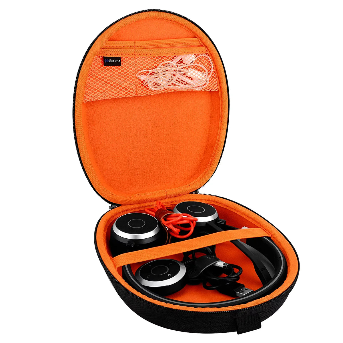 20 UC, Shield Evolve Shell 40 Bag 65, Case Jabra Case, with Travel 65UC, Hard Headphones Compatible (Black) Replacement 40, UC Geekria Carrying