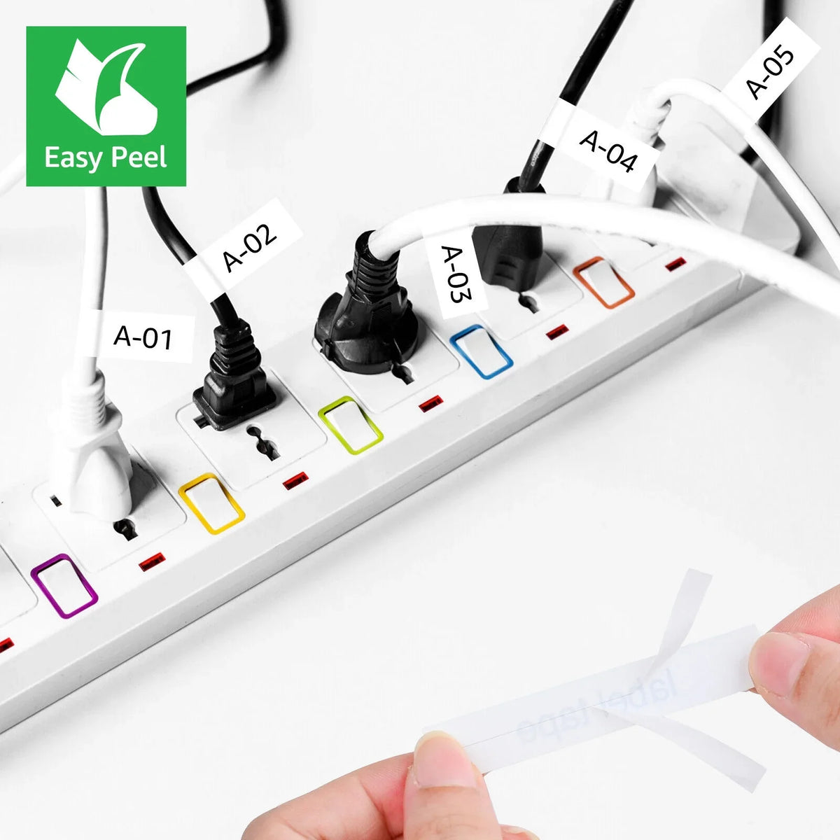 Label White TZ-231 ID Brother Compatible GREENCYCLE Cable TZ for 50PK Flexible Wire Black 8m 12mm TZe on Tape TZe-FX231 TZ-FX231 TZe-231 P-touch x