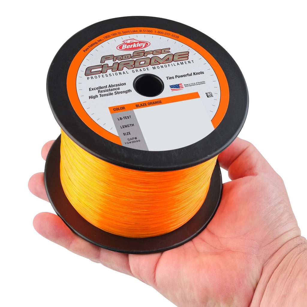 Berkley Prospec Chrome, Blaze Orange, 16Lb 7.2Kg Fishing Line