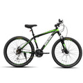 21 Dual Inches Disc BK2231YZ Brake Suspension Bicycle, Black, 26 MTB Mountain Folding Dual Bike Speed Bike