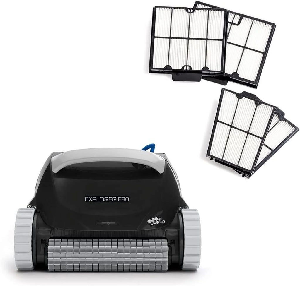 '- up Dolphin 50 to Ultra Bundle Robotic E30 Filter - Vacuum Wi Pool Fine with Fi Explorer Cleaner FT