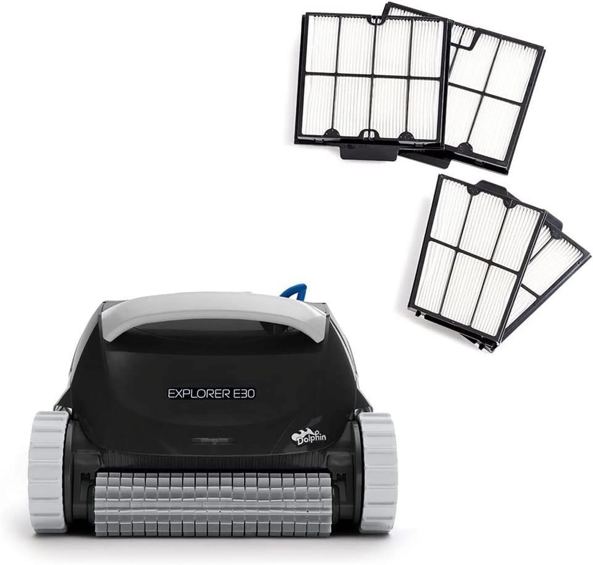 '- up Dolphin 50 to Ultra Bundle Robotic E30 Filter - Vacuum Wi Pool Fine with Fi Explorer Cleaner FT