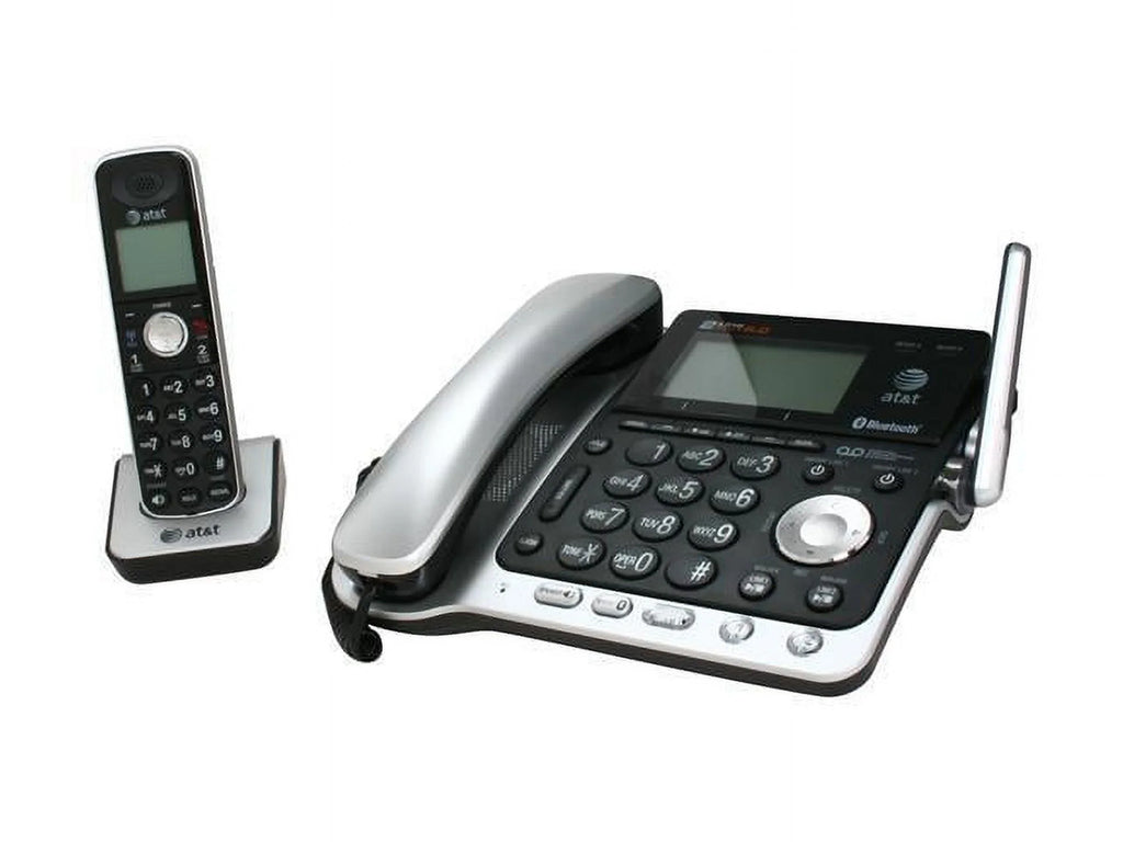 DECT AT&T Phones 6.0 Answering Cordless System Digital 2-Line TL86109