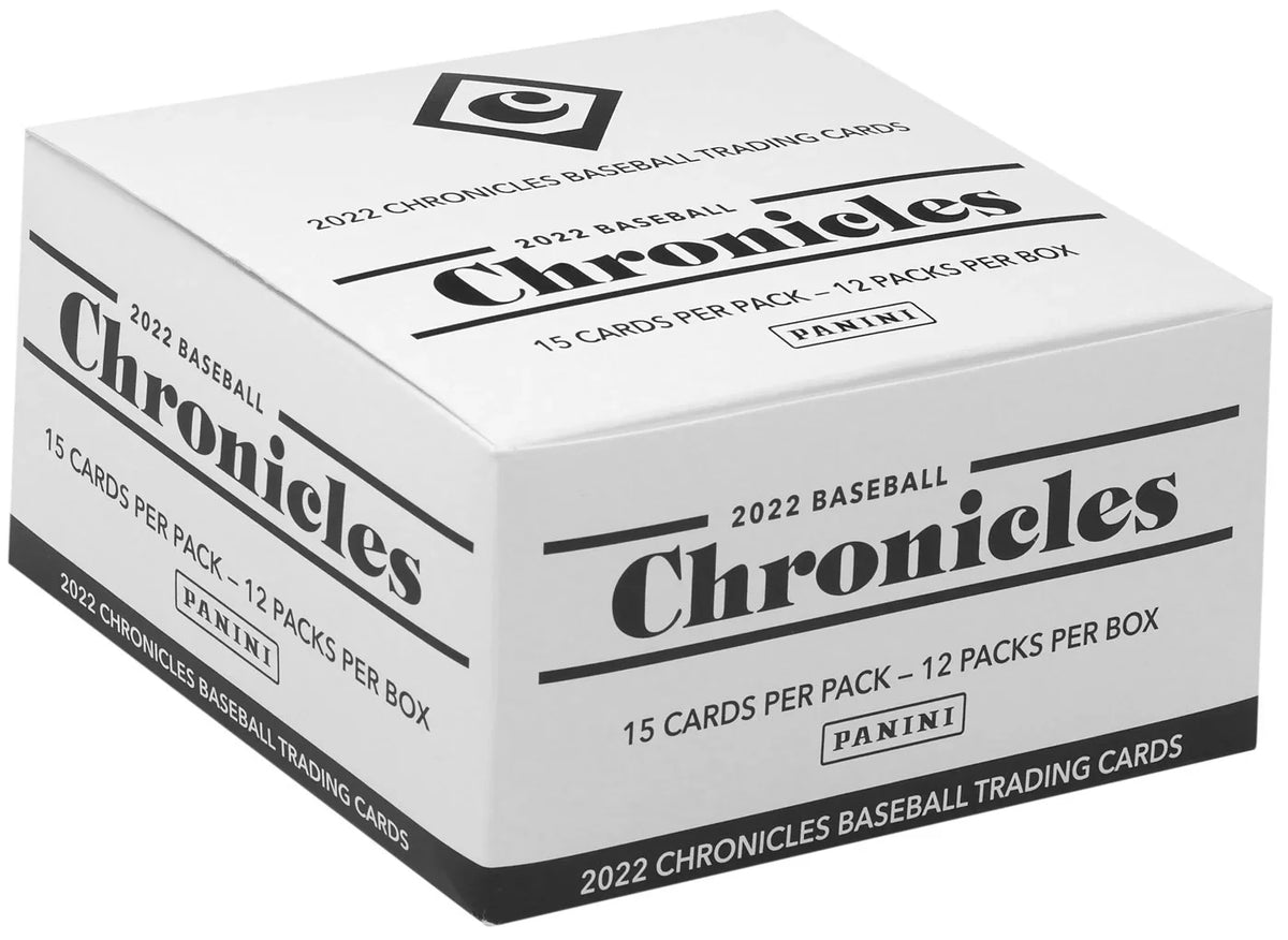 Mlb Panini 2022 Chronicles Baseball Trading Card Fat Pack Box (12 Packs)