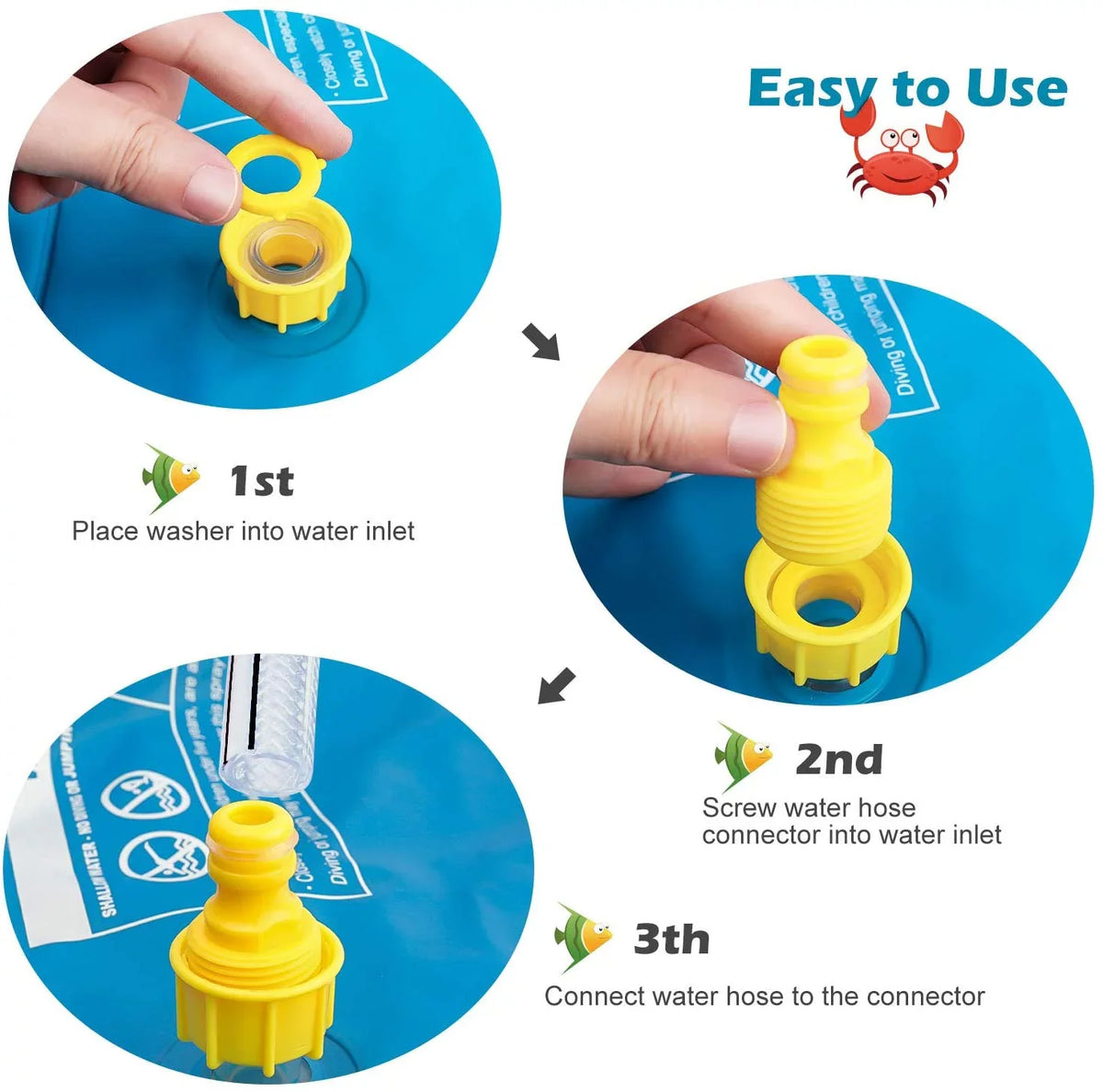 Kids exterior Perfect Children Mat Splash Summer Inflatable Infants - Outside Pool Toys pad Sprinkler, Kiddie liquid exterior for - Boys Toys liquid & Sprinkler and Toddlers Girls 68" Sprinkle liquid Play