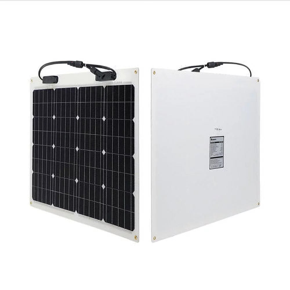 Uneven Watt Flexible Surfaces Flexible Van Mono Panel for Bendable Charger Off-Grid Renogy Cabin Volt Marine Car Solar RV 50 Monocrystalline 12