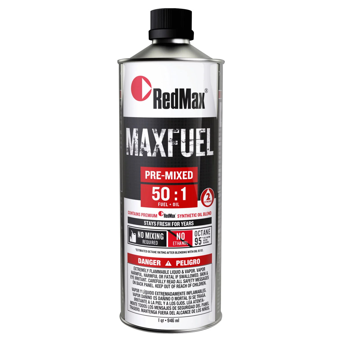 Redmax 581158801 Pre-Mixed 50:1 Fuel Oil 18 Quart Pack 2-Cycle Engine 94 Octane