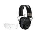 Walker's Shooting Slim (Kryptek Muffs Camo) w/Glasses Series Patriot Kit Razor