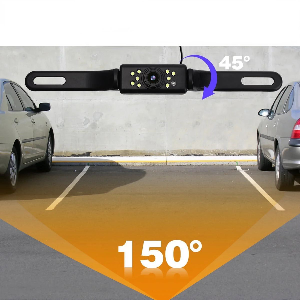 Cheefull Night Driving Vehicles Camera Camera 4.3" Rear Parking Backup Mirror Cam System View Vision Reverse Camera Car
