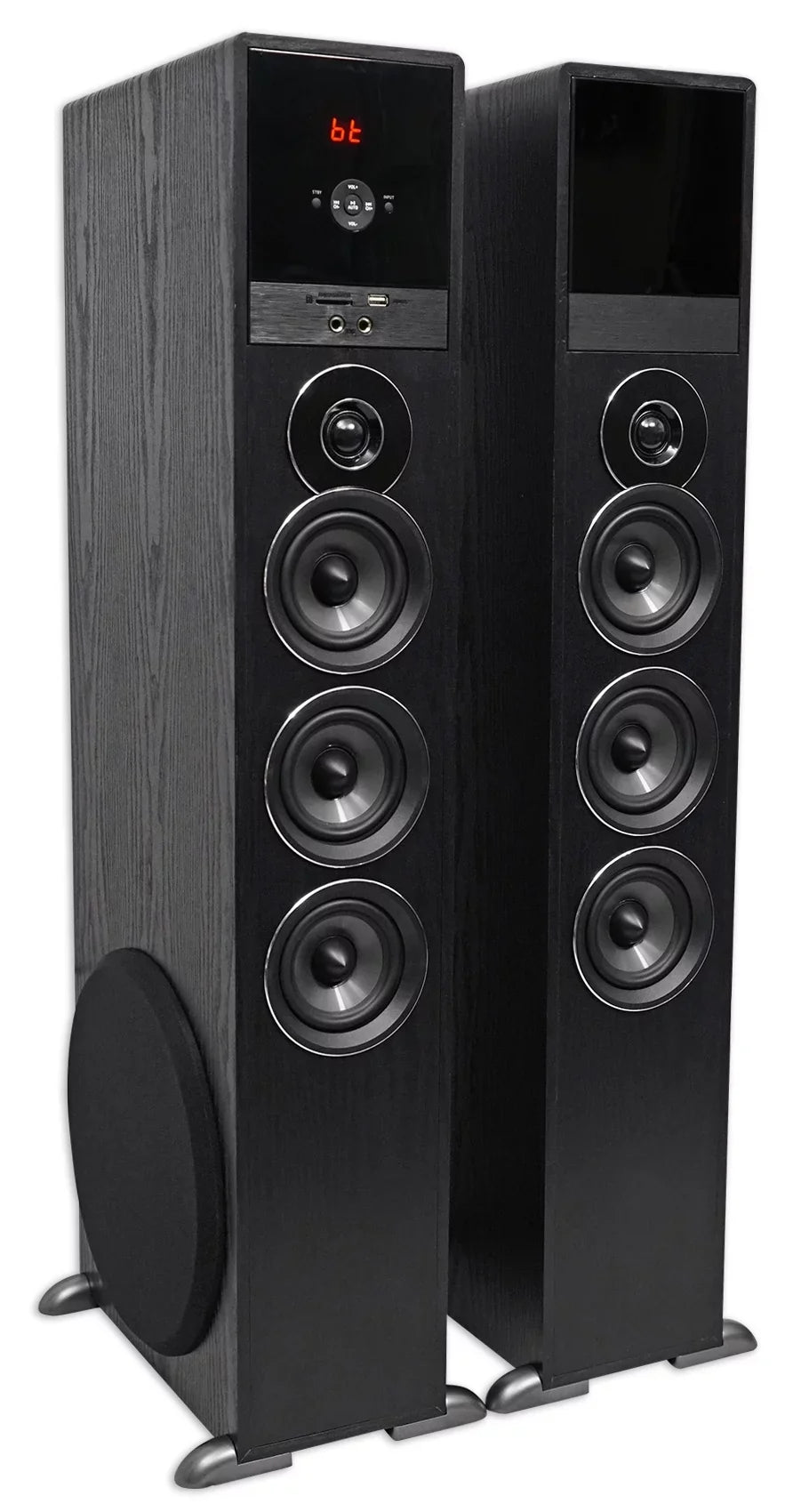 For Tower Theater Television Home TV-Black w/Sub Speaker Smart System
