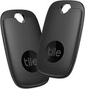 Tile Pro 2022 2-Pack. Powerful Bluetooth Tracker, Keys Finder And Item Locator For Keys, Bags, And More; Up To 400 Ft Range. Water-Resistant. Phone Finder. Ios And Android Compatible.