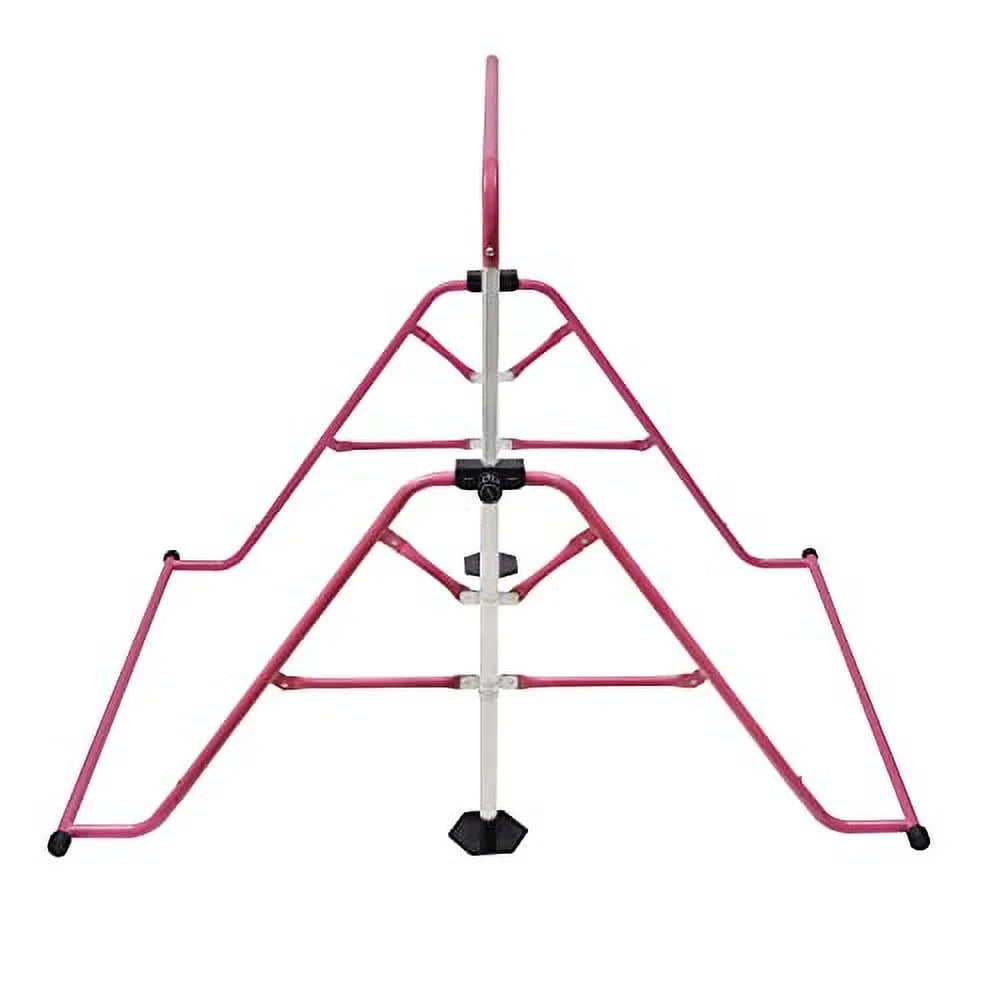Gymnastics Height Training Height Equipment and Bar, Horizontal Bars Folding Adjustable Home - for Expandable Gymnastics GNJINX Kids, Junior Adjustable