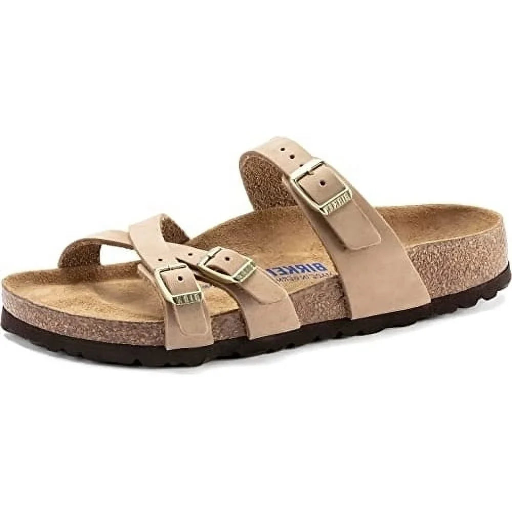 Nubuck SANDCSTLE - Footbed Franca Soft - 1022973 Women's Birkenstock Sandcastle Narrow