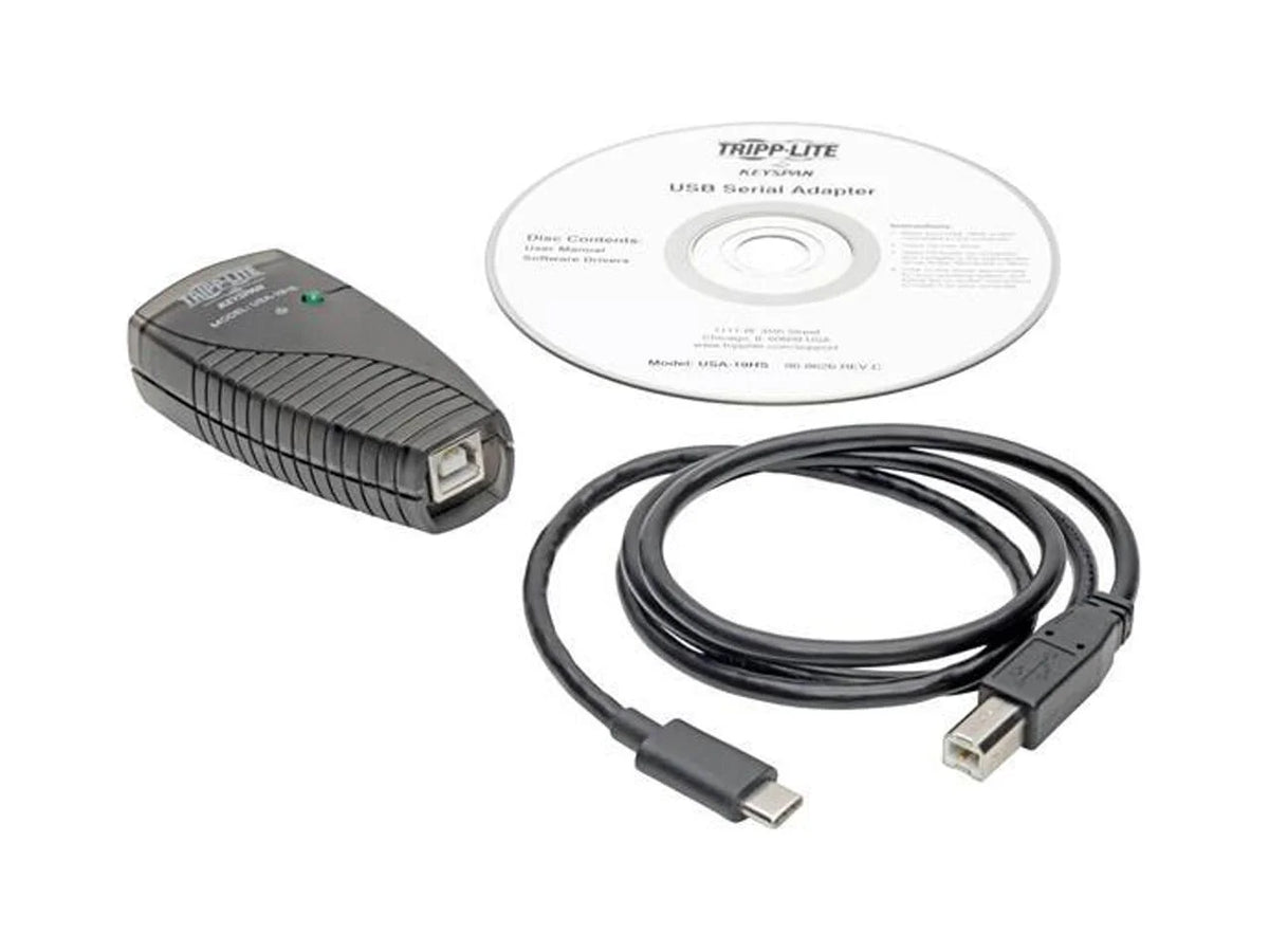 to Tripp Keyspan High Speed C 3ft DB9 Cable Serial USB USB TAA (USA-19HS-C) Adapter Lite