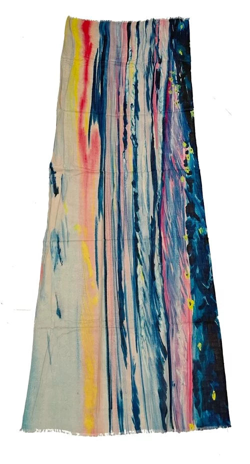 Moonlight Beach Ca - Cashmere/Wool Blend Scarf By James Paul Cheung