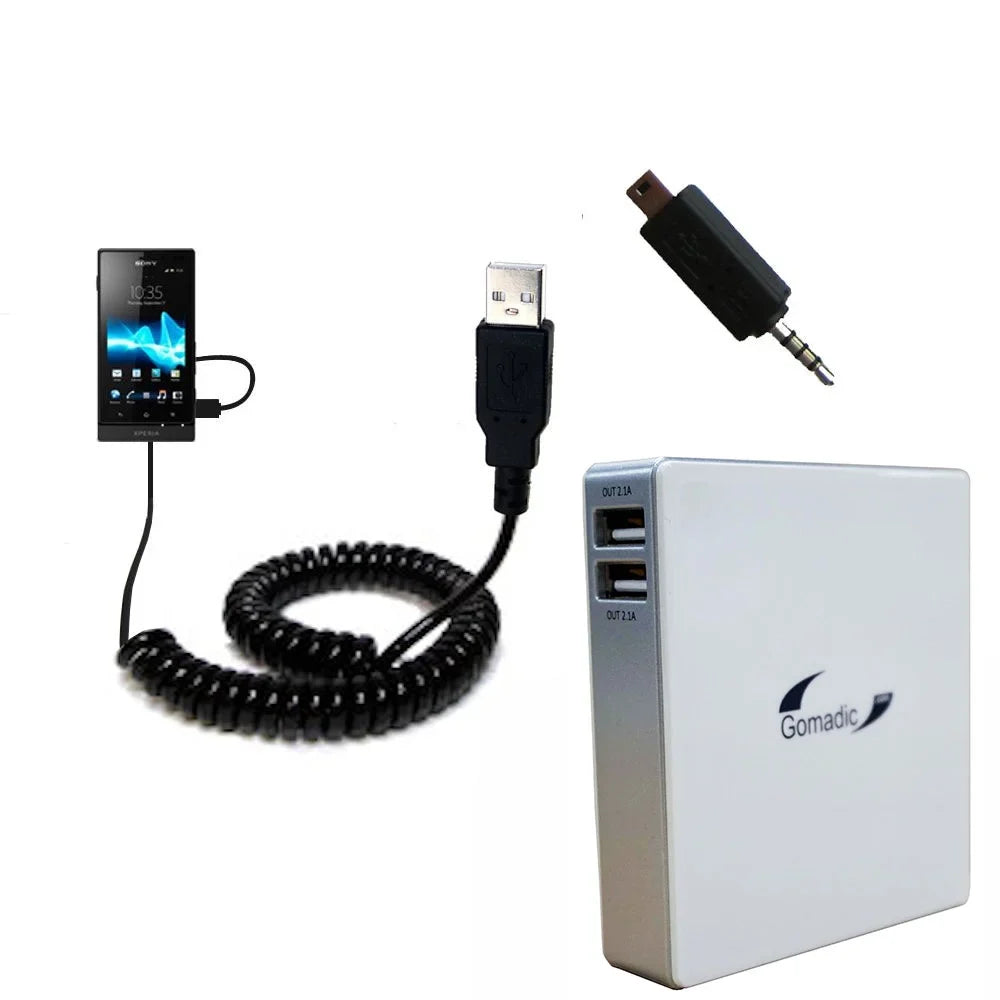 for Pack Portable with Capacity High External Gomadic Sola Ericsson the - Rechargeable TipExchange Battery Xperia suitable Charger Technology