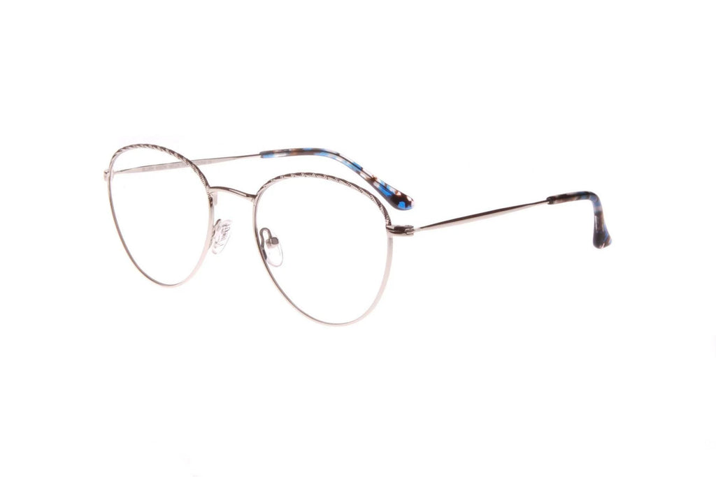 BLUSH Inspired NELLA Silver Designer with New Eyeglasses 52mm Case