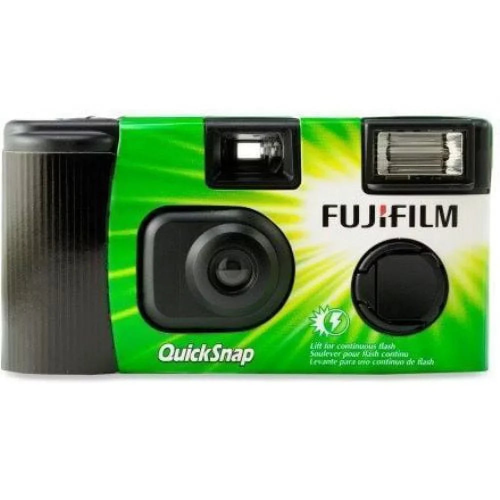 Disposable Quicksnap 4 Single 400 Use ASA Camera Fujifilm Pack Flash 35mm Of