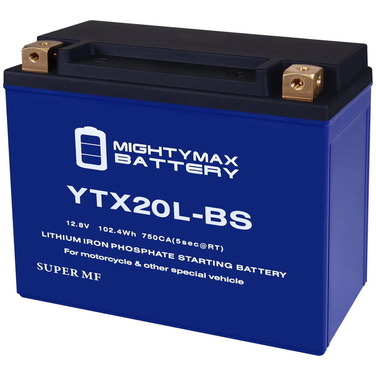 Ytx20L-Bs Lithium Replacement Battery Compatible With Bombardier 550 Gty Mxz07-12