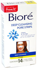 Combo Pore 4) Cleansing Pack Deep Strips of Each 14 (Pack Biore Face/Nose