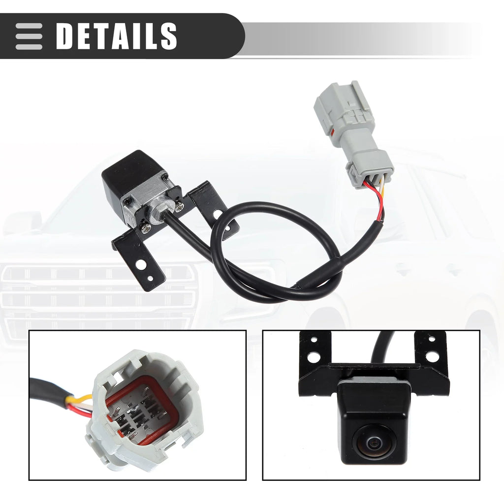 Unique Bargains Car Rear View Backup Camera For Hyundai Sonata 2011-2014 Metal 95760-3S100 Black