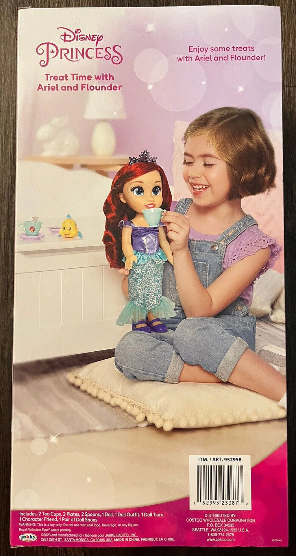 Disney Princess Treat Time With Ariel And Flounder Doll