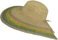 Crown Hat Sun Poolside Christys "Vizcaya" Brim Crochet Raffia Big