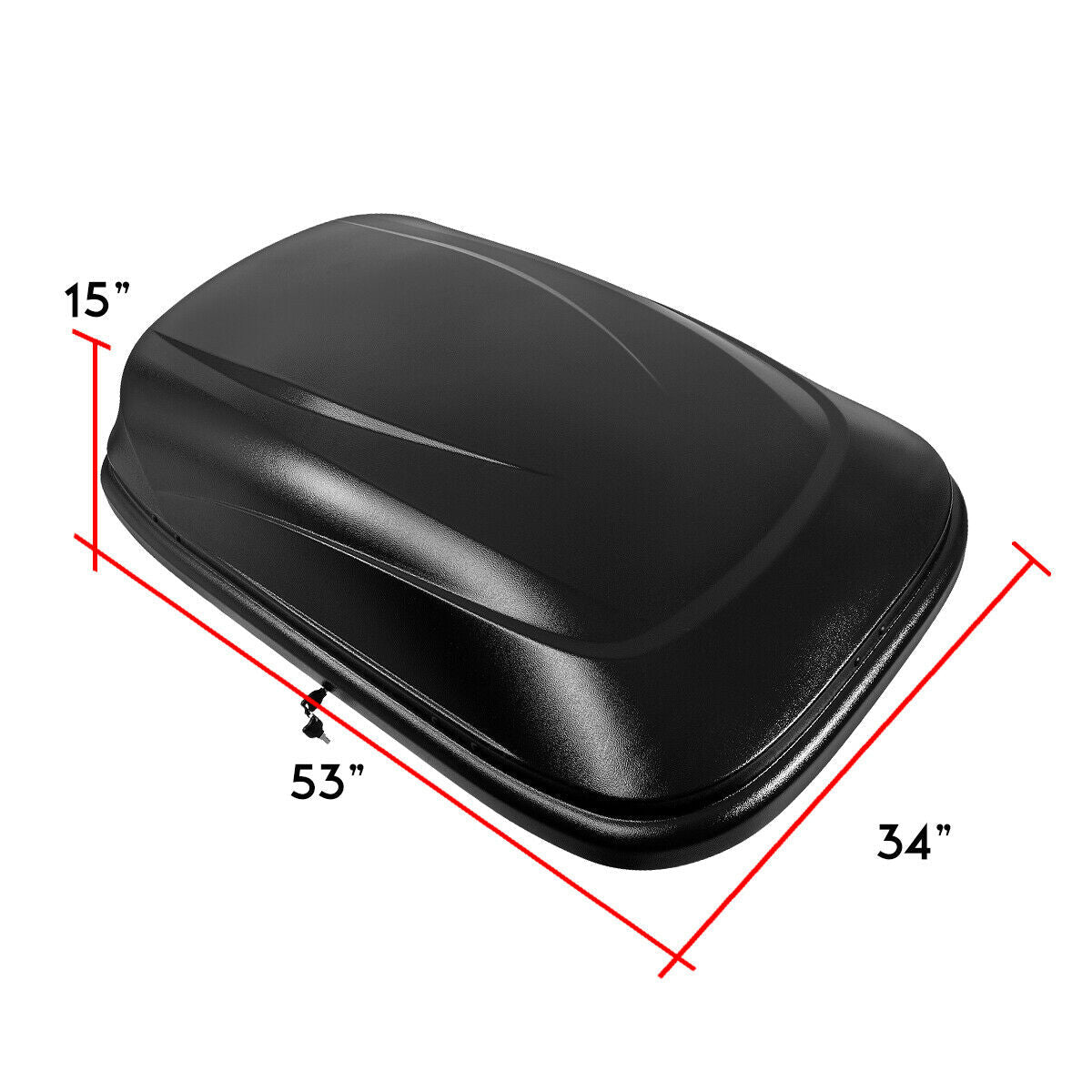 Vehicle with Box Teledu Roof Carrier Top Car Waterproof Mount Lock Cargo Travel Storage