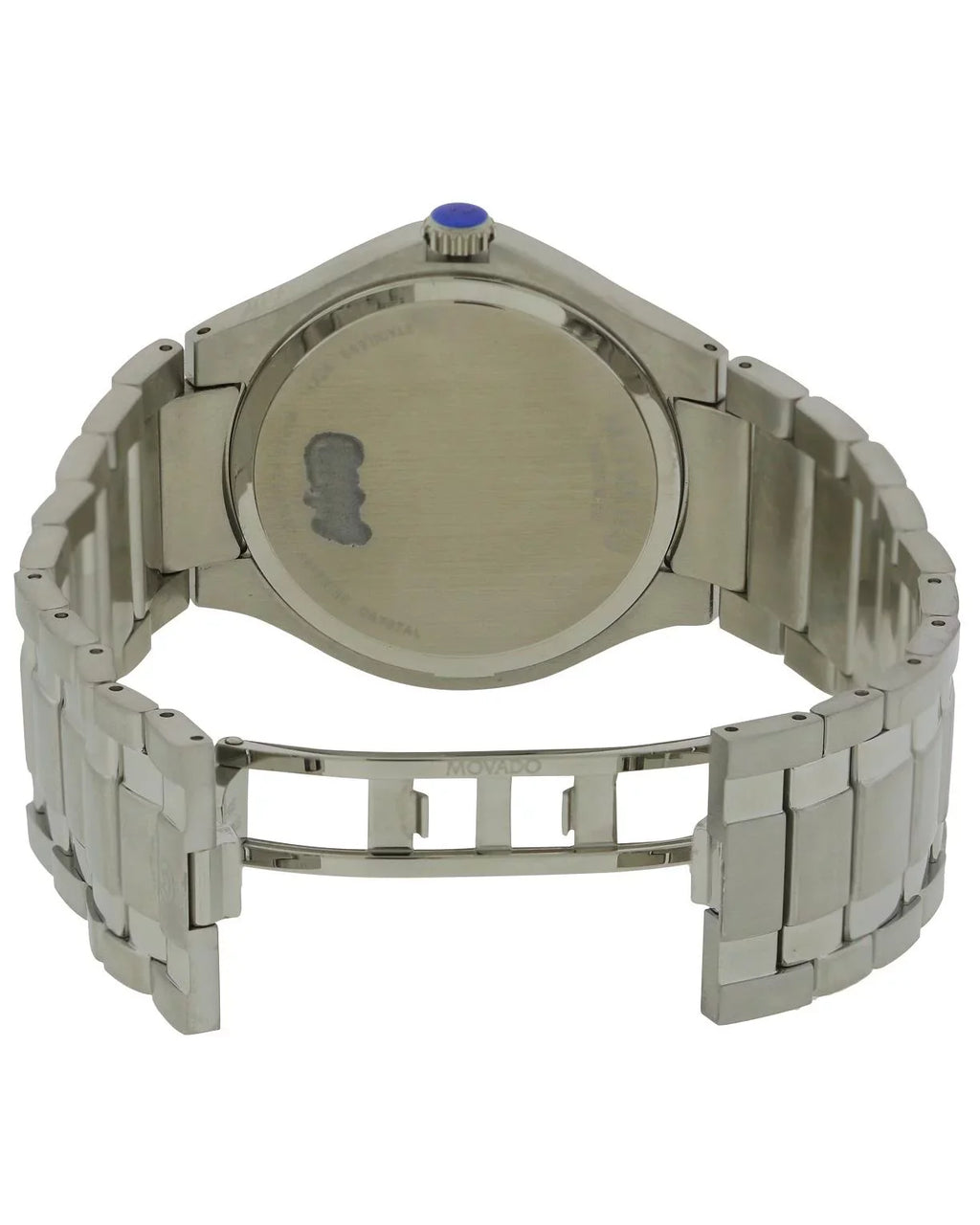 Watch Men's Dial 0606781 Movado Steel Stainless Collection Black