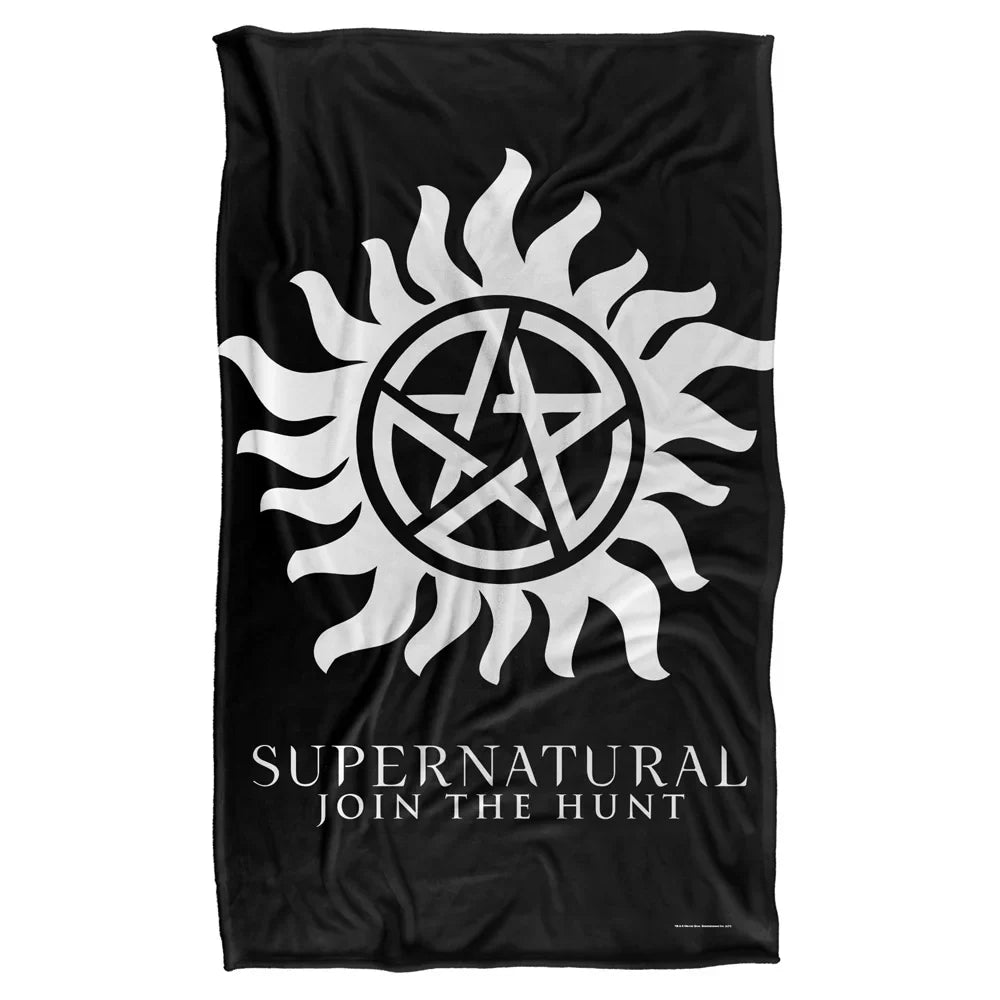 Supernatural Anti-Possession Symbol Silky Touch Super Soft Throw Blanket 36" X 58"