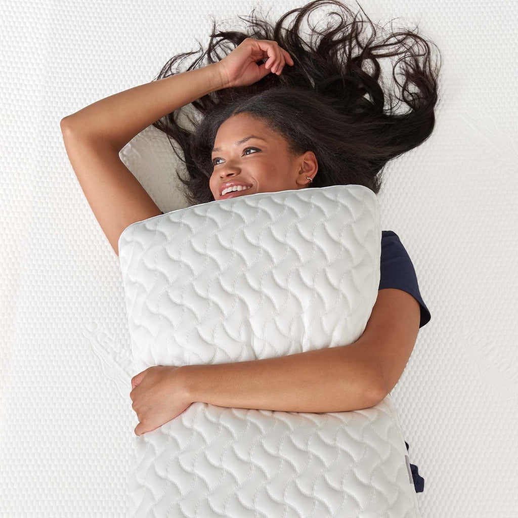 Side for Tempur-Pedic Pillow Back Pack and Memory 2 Cloud Sleepers, Bed Queen, Foam