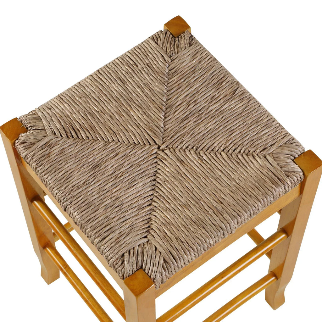 Boraam Square Rush Bar Stool - 29 In.