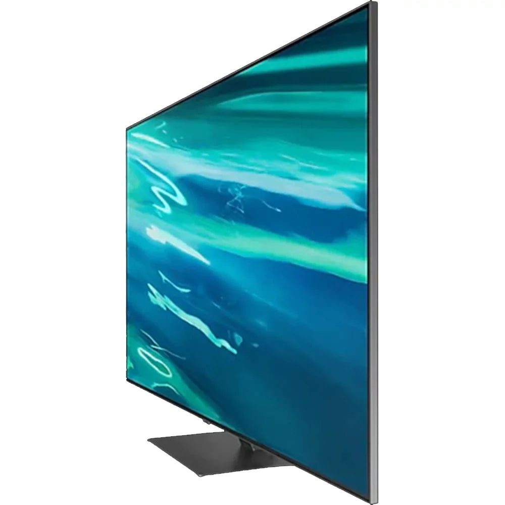 Restored Plan 2 with 55 QLED TV UHD (2021) QN55Q80AA Extended Year Inch 4K (Refurbished) Premium Bundle Protection Smart