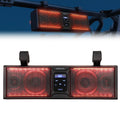 Sound kemimoto Connectivity Defender Waterproof Sound Lighting UTV Ranger Maverick UTV with Bar ATV LED Polaris System with Can-Am SXS Bluetooth RZR Multicolor Compatible Speakers SoundBar Inch 16