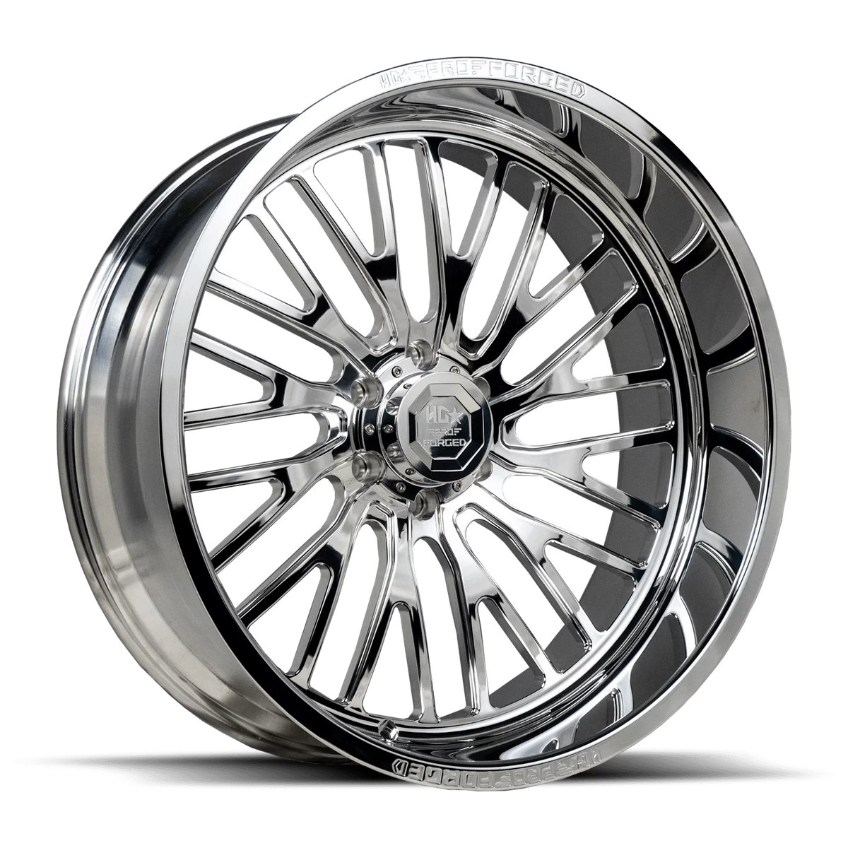 LHD FORGED 7 SENTRY LUXXX HD 125CB HIGH POLISHED 26X14 8X165 PRO -76ET WHEEL