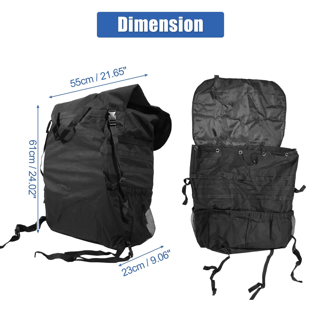 Bag Bag Trash Camping Spare Doors JL JK JKU JLU Wrangler Storage Organizer Bargains Outdoors 07-20 Unique 2/4 Tire for