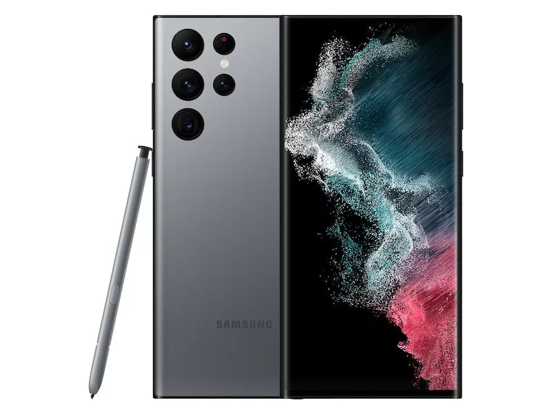 S22 256GB (Graphite) Galaxy Cellphone Box Ultra S908U1 Open Factory Unlocked 5G