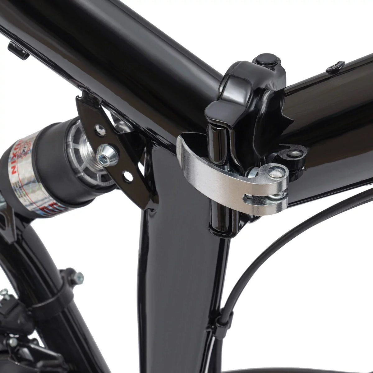 Miumaeov 26" Black Adult Folding Bike 21-Speed Shifter Folding City Bike Lamp Weight Carbon Steel Camping Bicycle Max Loading 150Kg/330Lbs